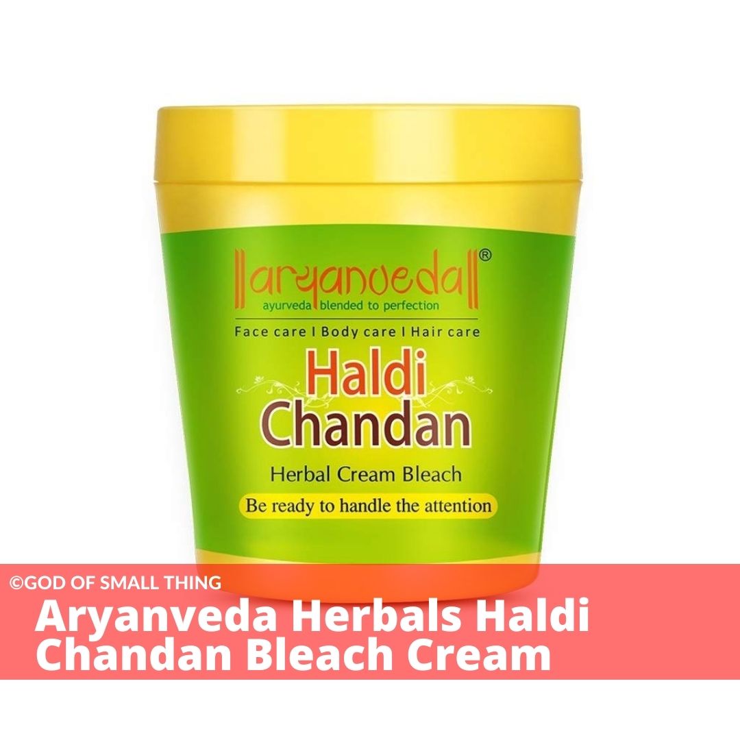 Sensitive skin bleach Aryanveda Herbals Haldi Chandan Bleach Cream