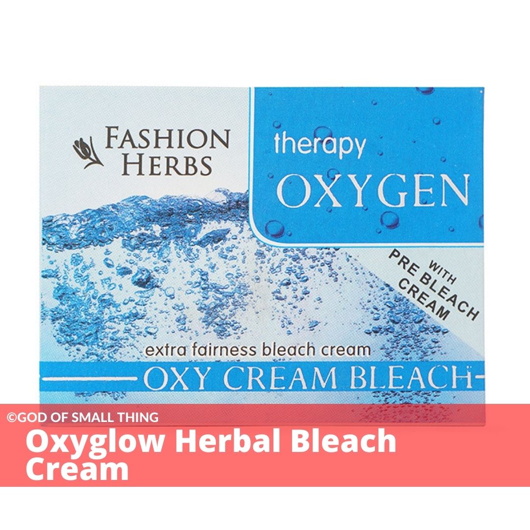 Bleach for sensitive skin Oxyglow Herbal Bleach Cream