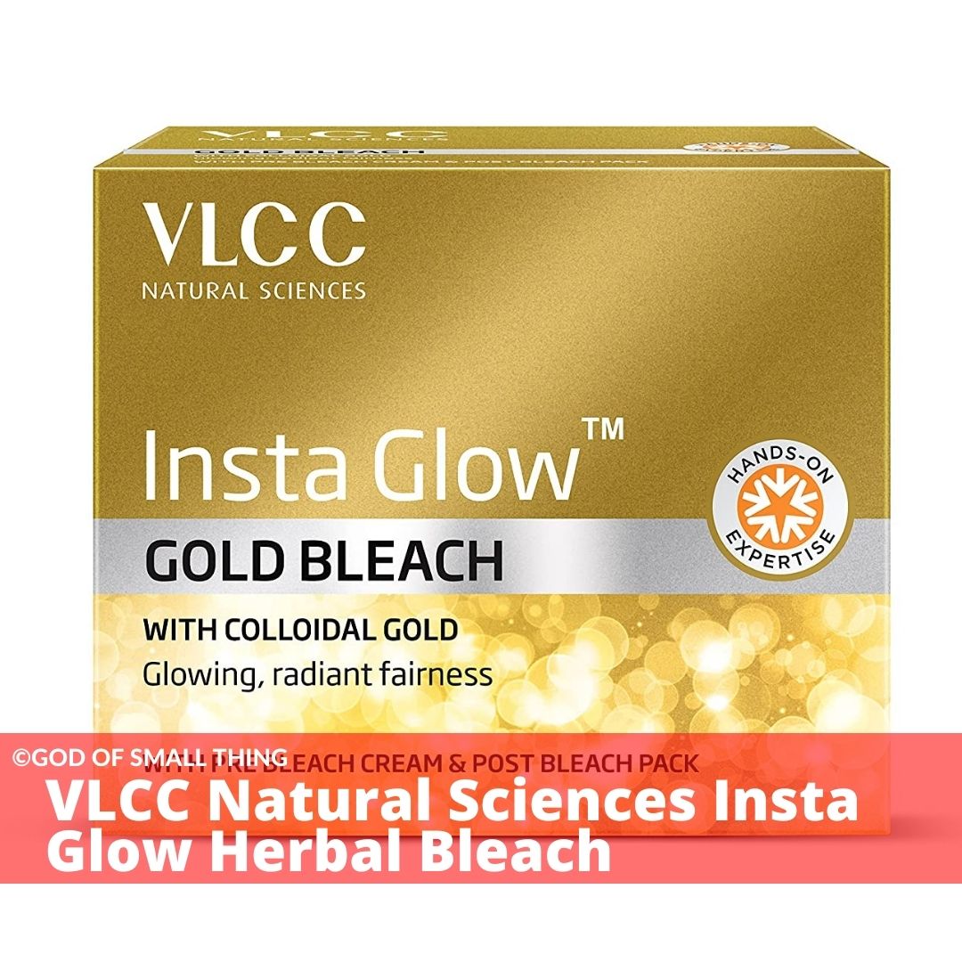 Best bleach for sensitive skin VLCC Natural Sciences Insta Glow Herbal Bleach