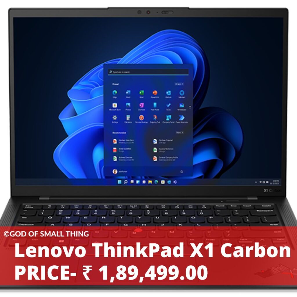 Best business laptop Lenovo ThinkPad X1 Carbon