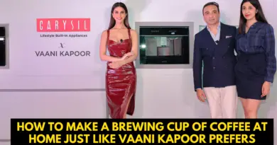 Vaani Kapoor Coffee Machine