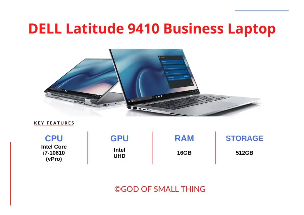 Business Laptop DELL Latitude 9410 Business Laptop Features