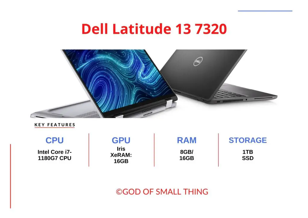 Corporate Laptop Dell Latitude 13 7320 Features