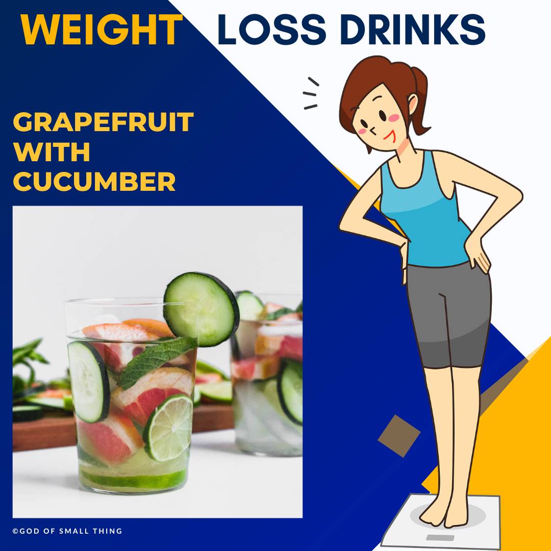 Grapefruit with Cucumber for Weight Loss