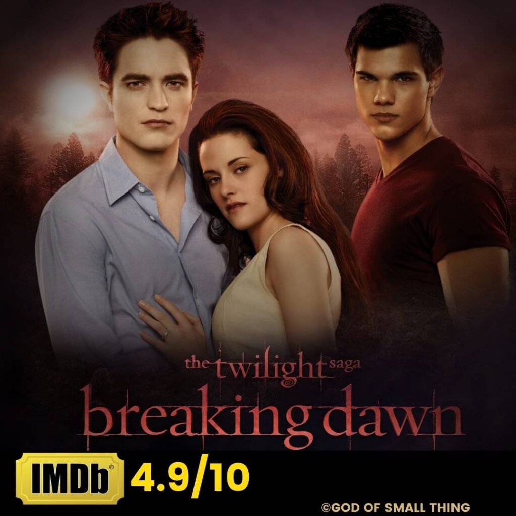 Twilight movies in order: The Twilight Saga Breaking Dawn Part 1