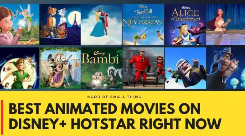 Best Animated movies on Hotstar ordered by IMDB Ratings (2023)