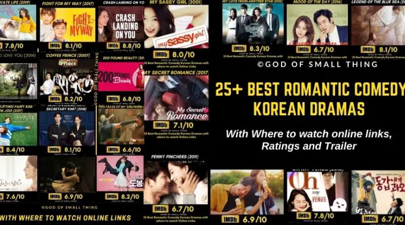25+ Best Romantic Comedy Korean Dramas with where to watch Online