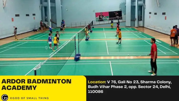 best badminton academies Ardor Badminton Academy