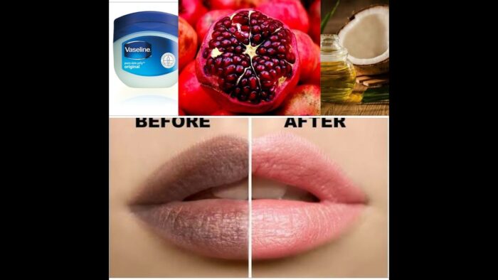 how to get pink lips naturally pomegrenate seeds