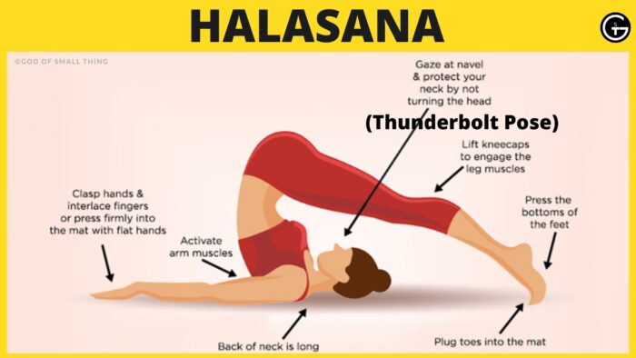 Halasana yoga pose for weight loss