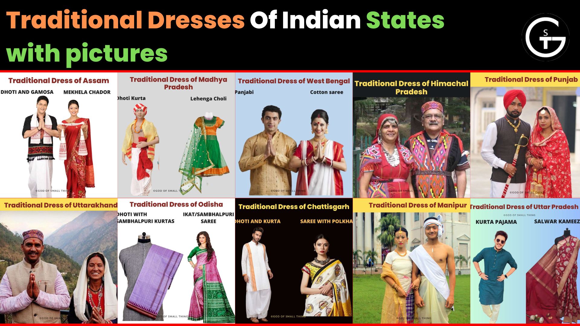 Traditional Dresses of Indian States with pictures - Cultural India