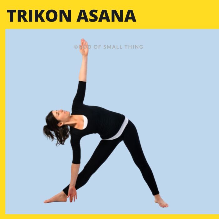 Trikon Yoga Pose for weight loss