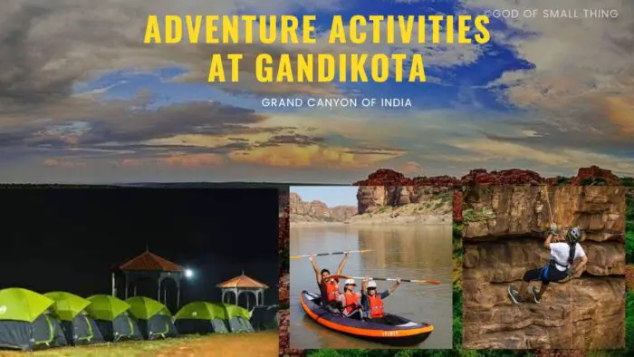 Adventure activities at gandikota