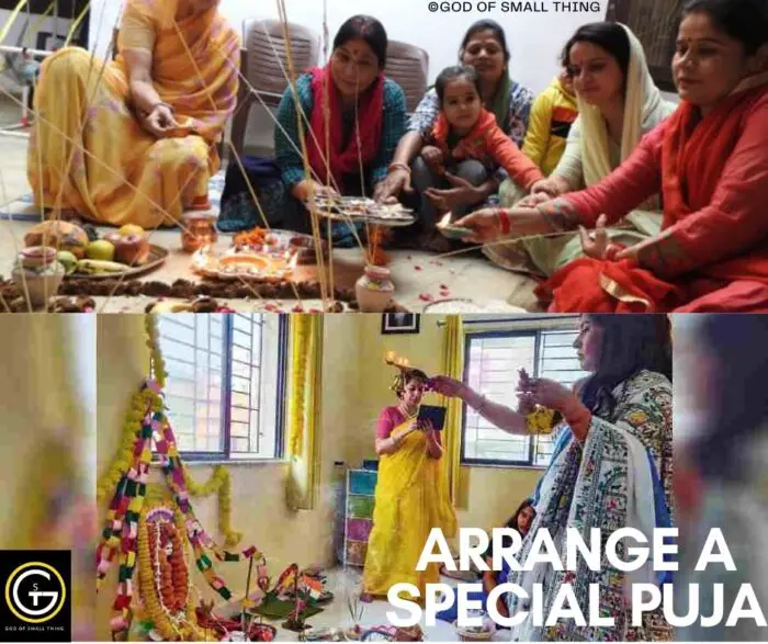 Arrange a special puja  in diwali