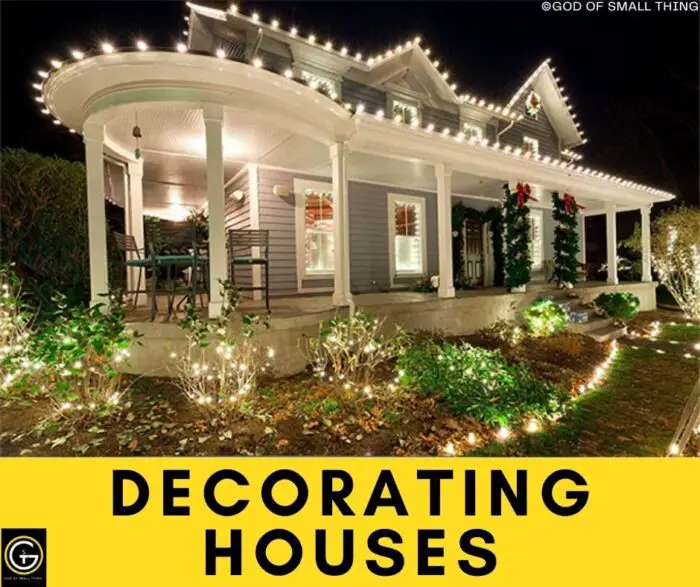 DIWALI Decorating houses