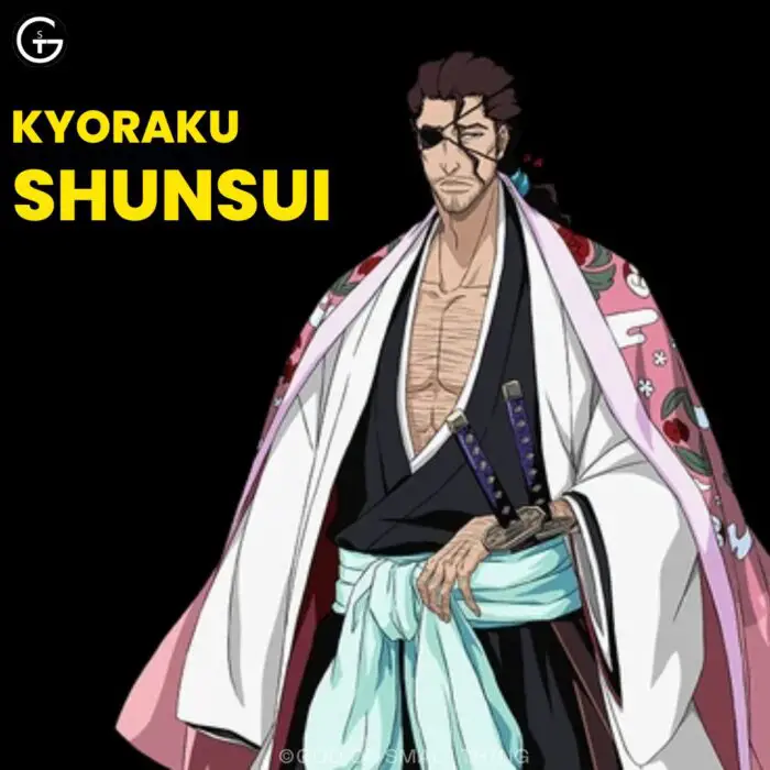 best anime male characters Kyoraku Shunsui
