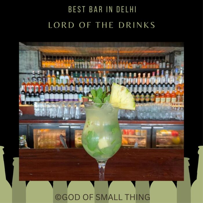 Lord of the drinks Chamber Delhi bar