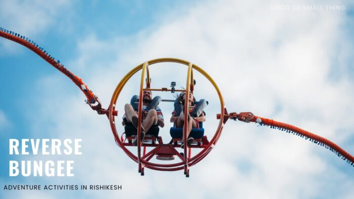 Reverse bungee adventure sports in rishikesh