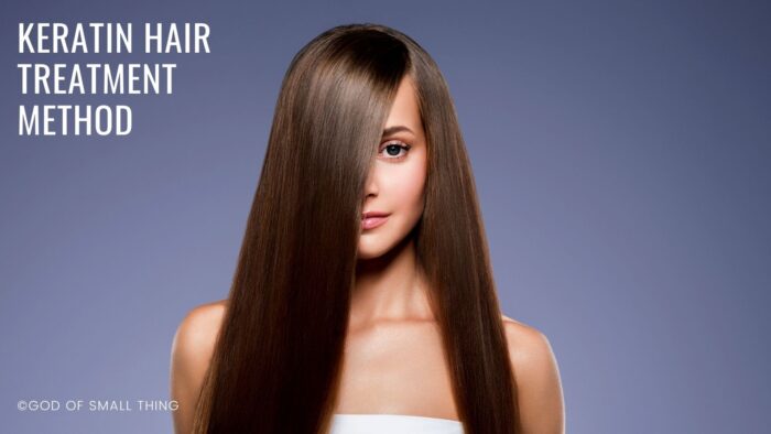 Keratin hair treatment method