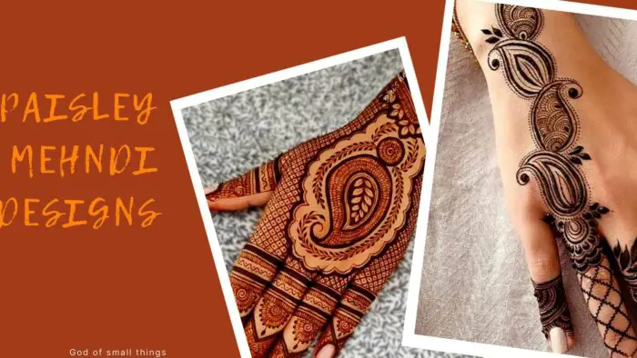 Paisley mehndi designs 