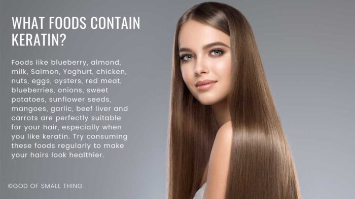 What foods contain keratin