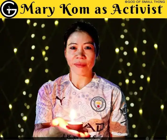 Mary Kom activist social issues peta