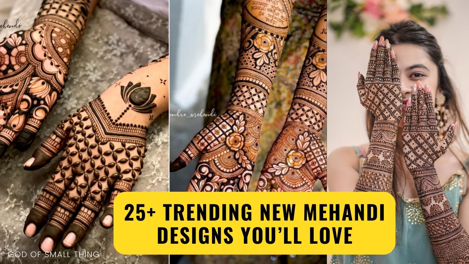 25+ Trending New Mehandi Designs You’ll Love