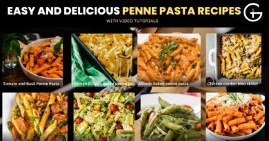 Easy and Delicious penne pasta recipes