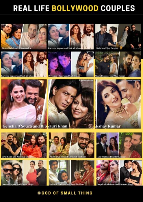 Real Life Bollywood Couples