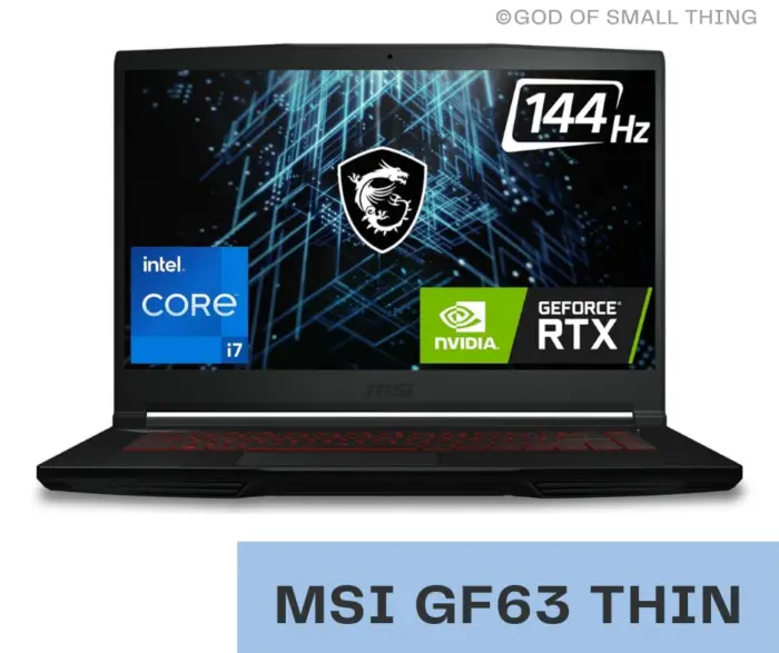 List of Best Laptops for High School Students College Students Programmers with reviews, specs and more- MSI GF63 Thin
